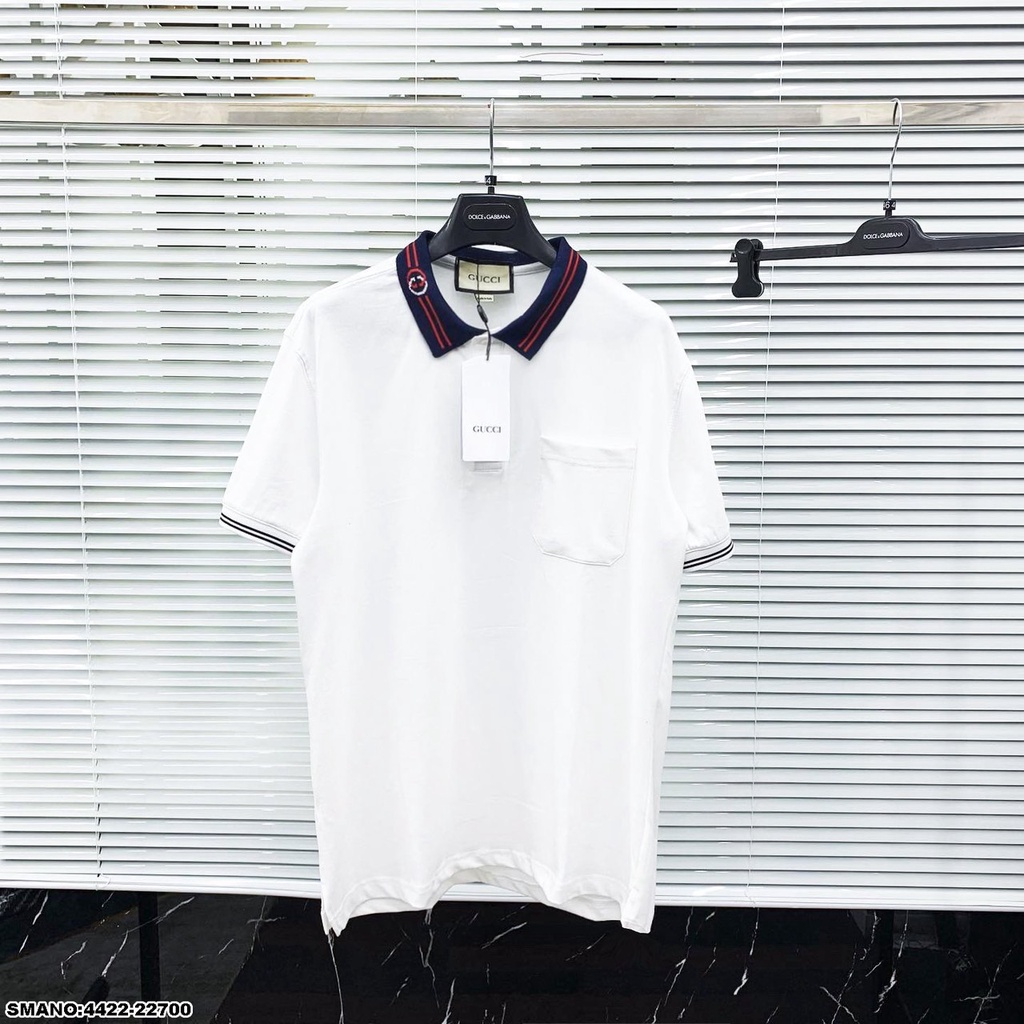 Áo Polo Nam GC Họa Tiết Ở Cổ Sang Trọng Lịch Sự - Áo Phông Cổ Bẻ Nam GC Chất Cotton Mát Mịn Cao Cấp DT FASHION MENWEAR