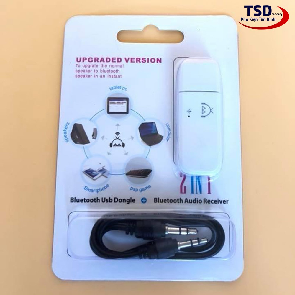 USB Bluetooth Dongle V4.0 2018 - USB Biến loa thường thành loa Bluetooth