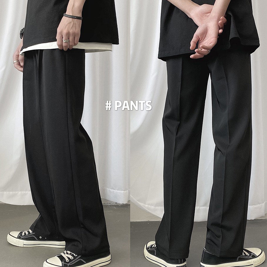 Quần dài nam thời trang hàn quốc dành cho quần jean nam ống đứng simple Hàn Quốc fashion zipper jean nam