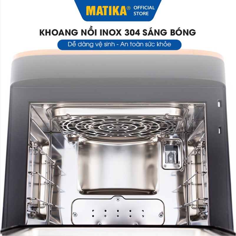 [Mã BMBAU300 giảm 10% đơn 499K] Nồi Chiên Hơi Nước MATIKA 15l MTK9315