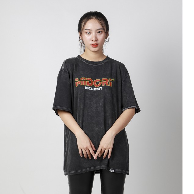 Áo thun form rộng tay lỡ Unisex Phông Nam Nữ Wash Cao Cấp Local Brand Mi Midori