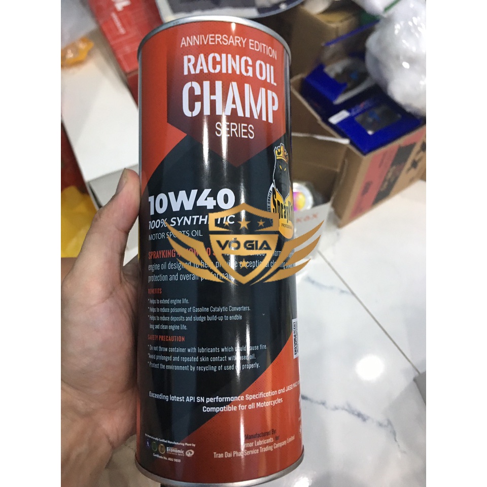 Nhớt Sprayking Racing OIl Champ full tổng hợp 4T