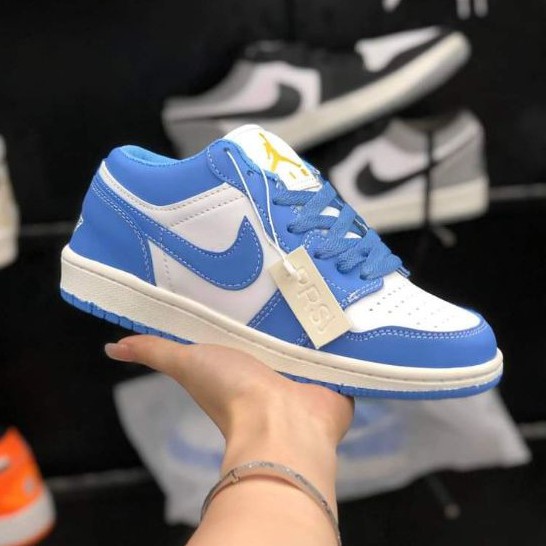 Giày thể thao nữ jodan cổ thấp, giày nữ sneaker jordan đen trắng cổ thấp các mầu nam nữ đủ size 36-43 | BigBuy360 - bigbuy360.vn