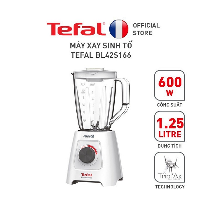Máy xay sinh tố Tefal BL42S166 1.25L 600W
