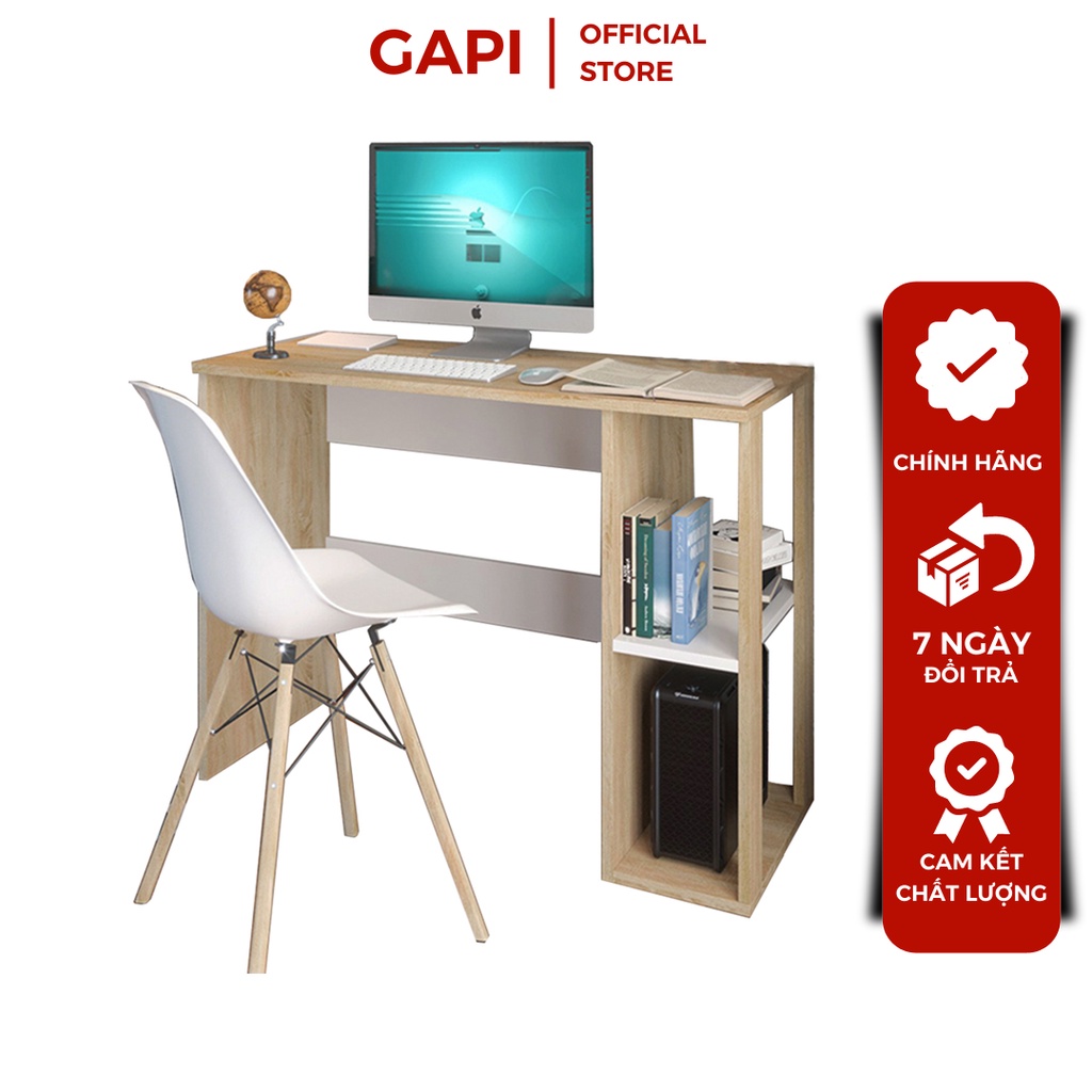 Bàn Làm Việc GAPI Kết Hợp Kệ Sách Thông Minh - GP85