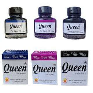 Combo 6 bút máy cổ Hero và 2 lọ mực Queen