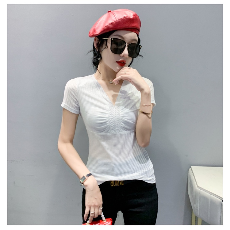 X82145 Áo thun ngắn tay nữ hè hàng nhập