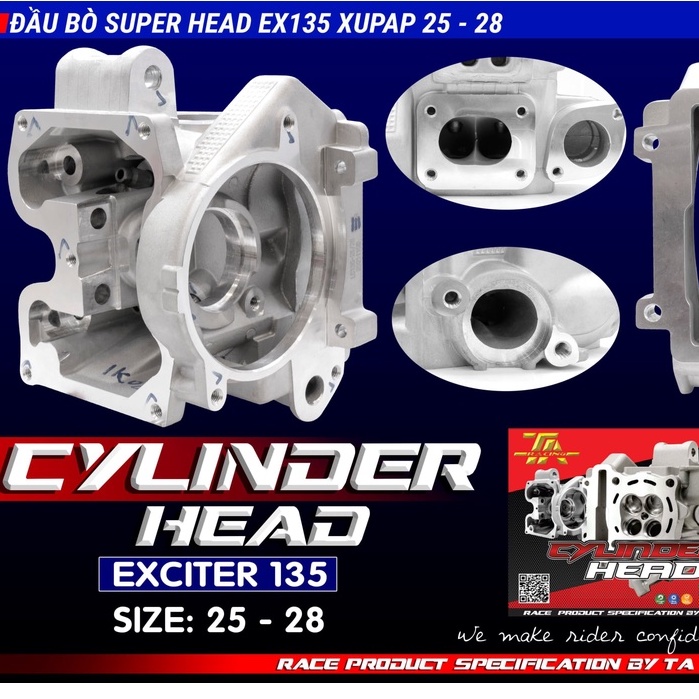 Đầu bò TA RACING / suppap 25-28 EX135 / LC135
