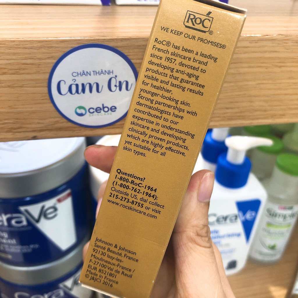 RoC Retinol Correxion Eye Cream - Kem dưỡng mắt chống lão hóa chuyên sâu (15mL) | BigBuy360 - bigbuy360.vn