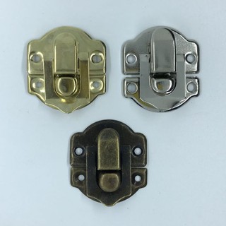 Khóa hộp gỗ nấp gập 25*29mm, phụ kiện hộp gỗ