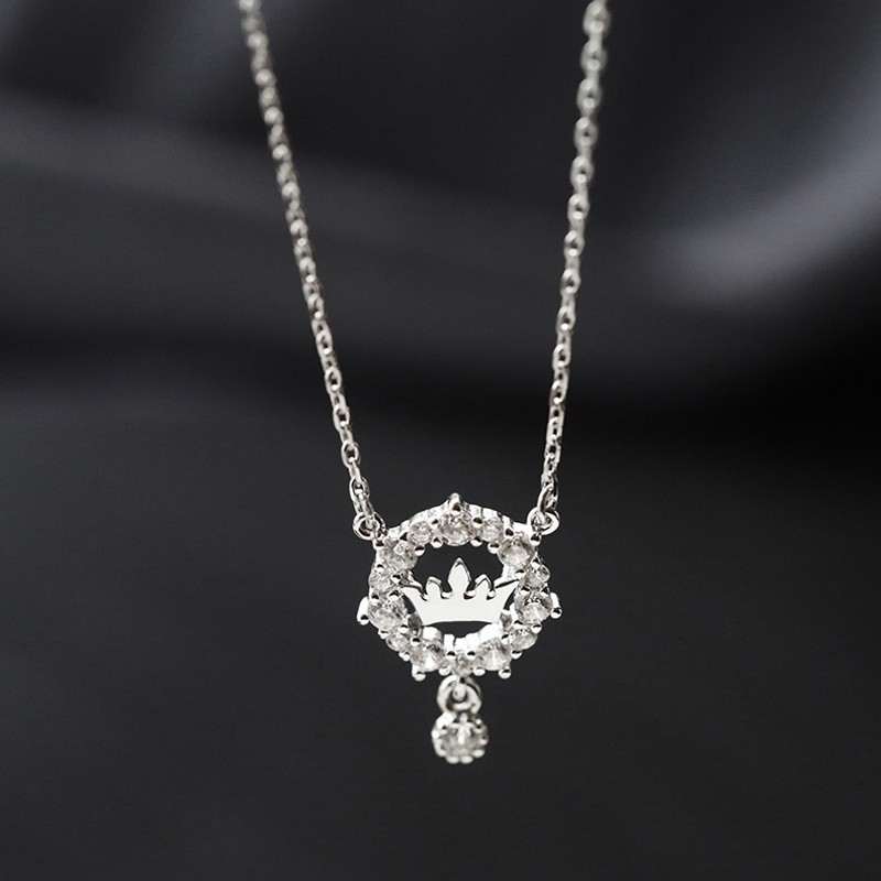 [Mã FARSBR151 giảm 100% đơn 0đ] Dây chuyền mặt hình vương miện đính pha lê sang trọng ANTA Jewelry - ATJ3598