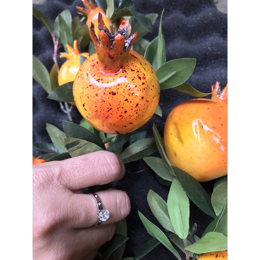 CÀNH LỰU PHONG THỦY 6 QUẢ TO CAO 80 cm