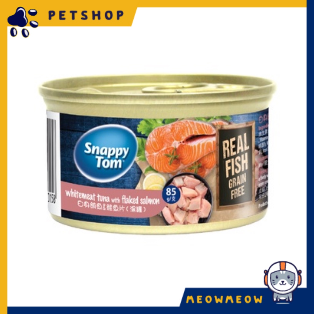 Pate cho mèo Snappy Tom Premium | Lon 85Gr | Pate dinh dưỡng cho mèo.