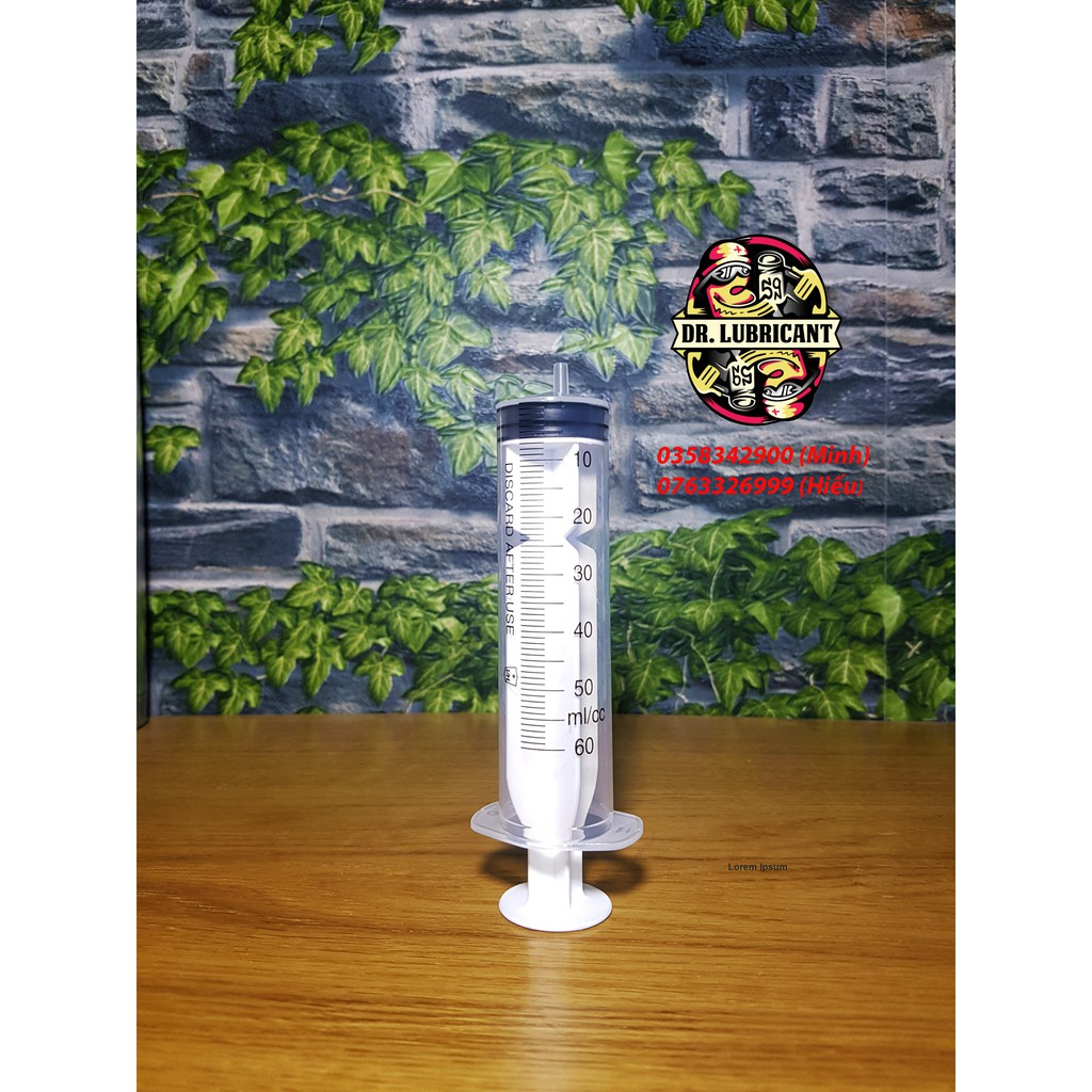 Bơm tiêm nhớt lap 50ml (hàng chuẩn)