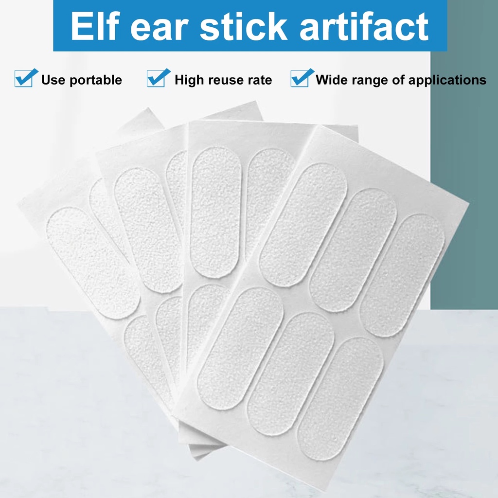 Miếng Dán Lỗ Tai Bằng Silicon Trong Suốt Cho Unisex Mang Đi Tiện Dụng