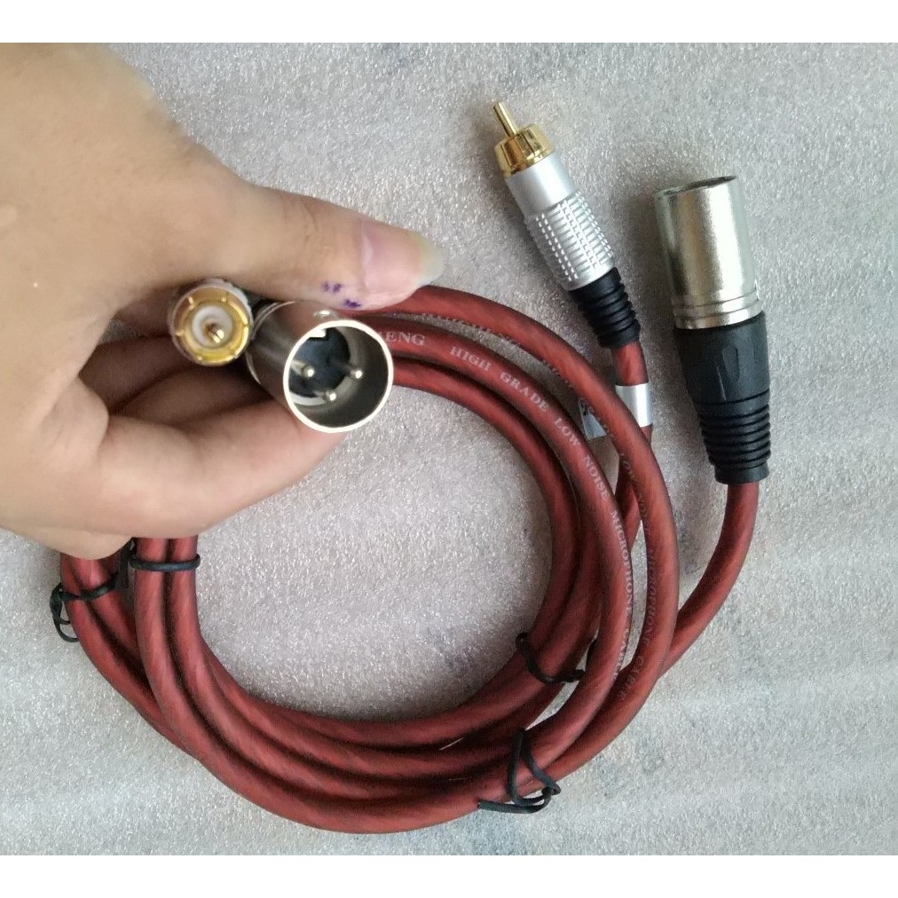 2 DÂY CHUYỂN ĐỔI TÍN HIỆU CANON ĐỰC RA AV BÔNG SEN - 1 MÉT