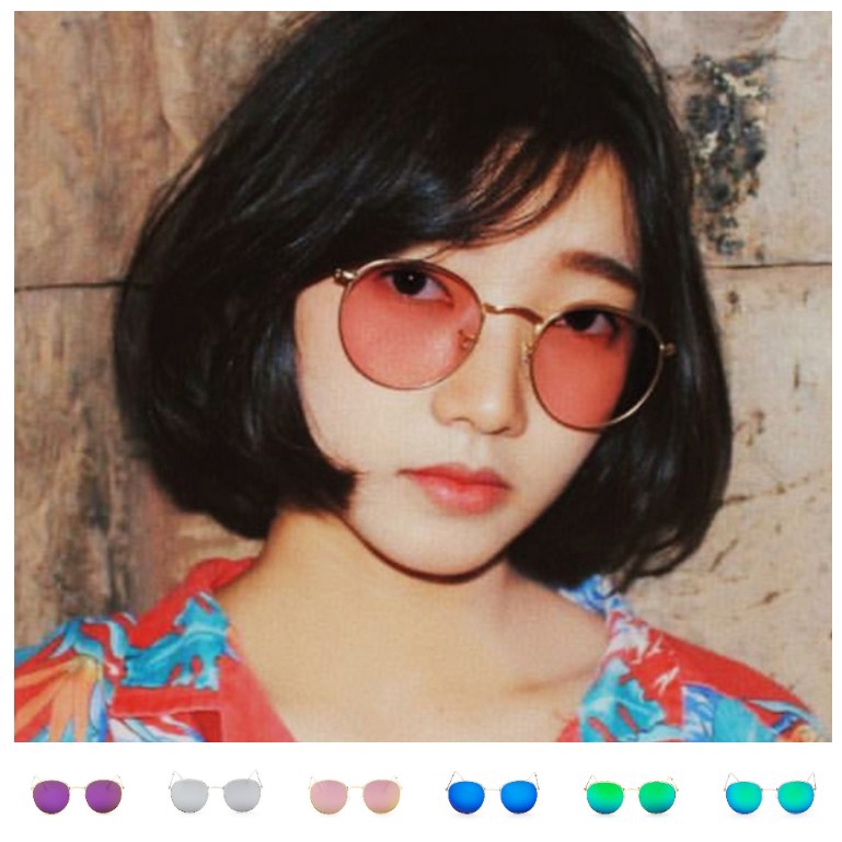 Kính mát màu đẹp mắt phong cách hợp thời trang