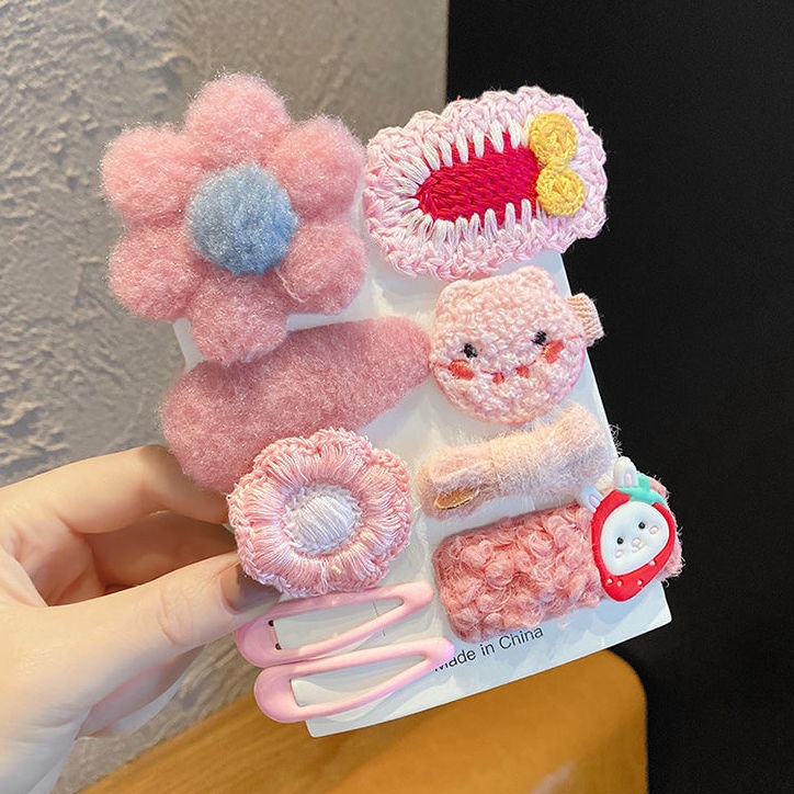 Kẹp Tóc Lông Nhung Kiểu Nhật Dễ Thương Xinh Xắn Dành Cho Nữ 2022