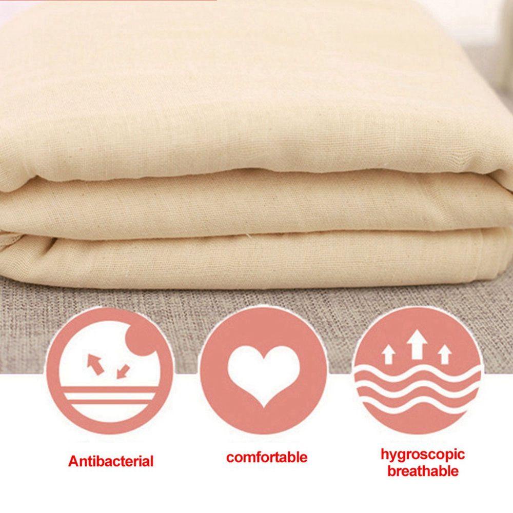 Vải Cotton Lọc Không Tẩy Trắng Tự Nhiên Có Thể Tái Sử Dụng Cho Hạt Sữa Đậu Bánh Mì