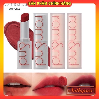 Son Thỏi ROMAND Zero Matte Lipstick siêu lì mềm mịn môi