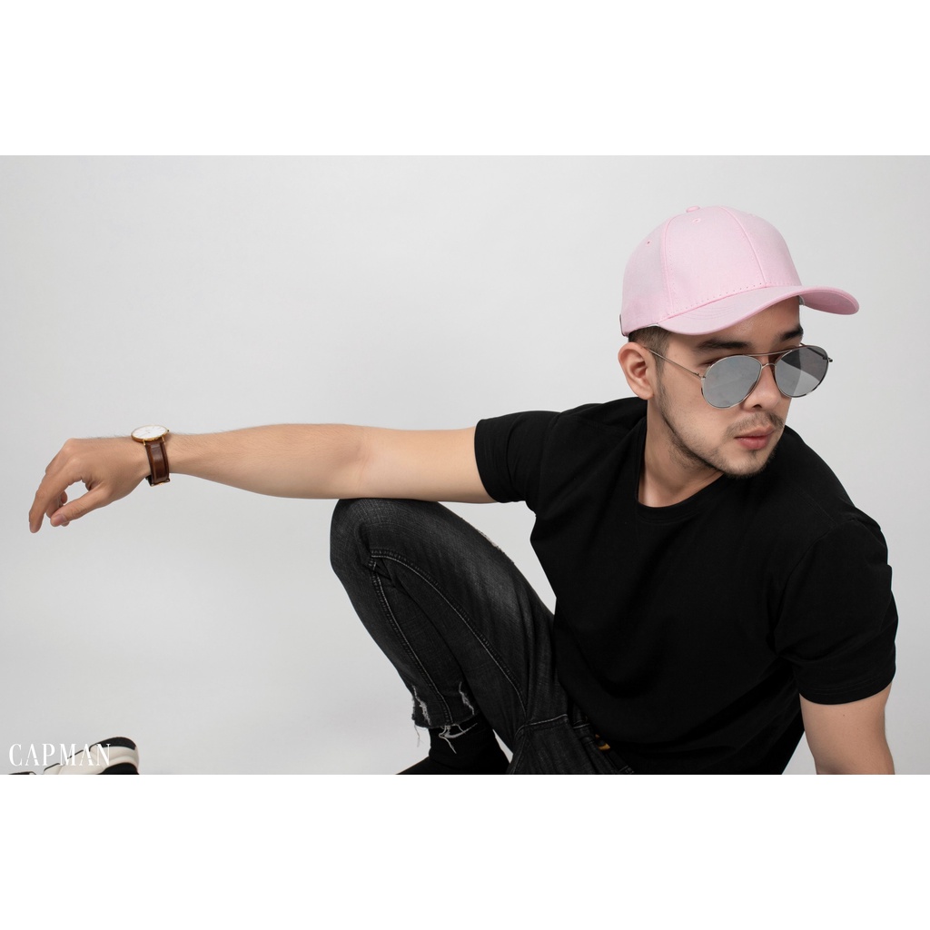 Mũ lưỡi trai trơn CAPMAN chính hãng, CM99 phong cách ulzzang unisex