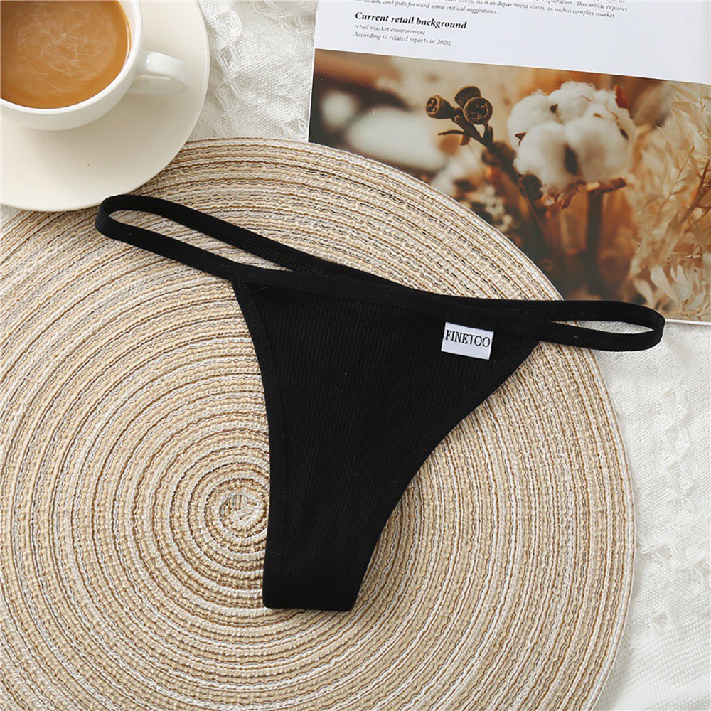 Quần Lót Lọt Khe Eo Thấp Bằng Cotton Mềm Thoáng Khí Nhiều Màu Gợi Cảm Cho Nữ