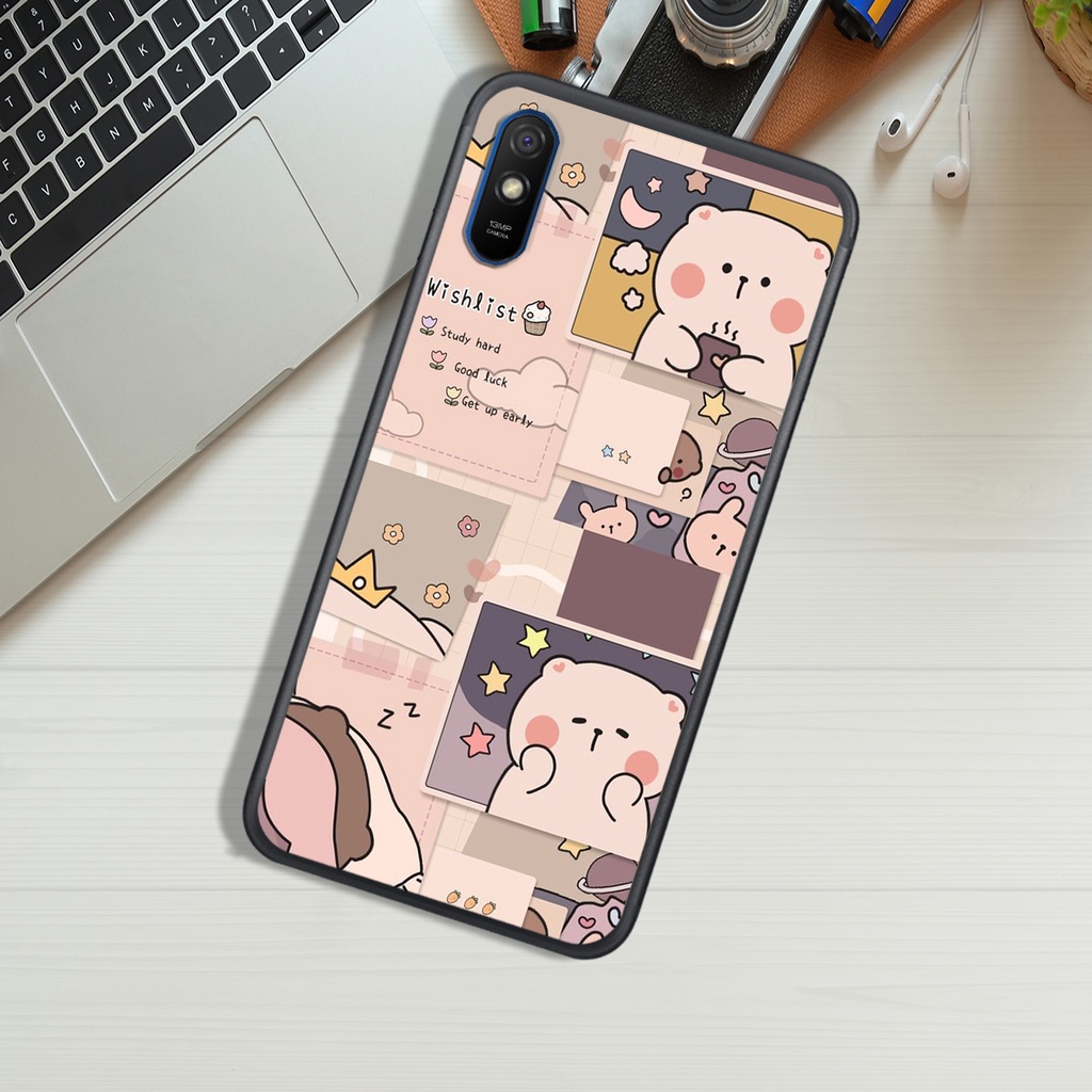 Ốp Lưng XIAOMI REDMI 7A - REDMI 8 - REDMI 8A - REDMI 9A , In Hình Gấu Chocolate đáng yêu.