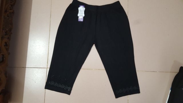 Quần ngố trung niên đính đá đẹp