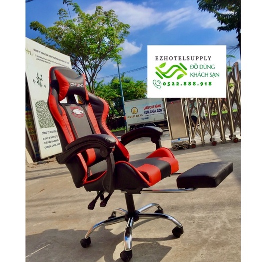 GHẾ GAMING CHAHO CÓ GÁC CHÂN / GHẾ GAMING CHÂN XOAY