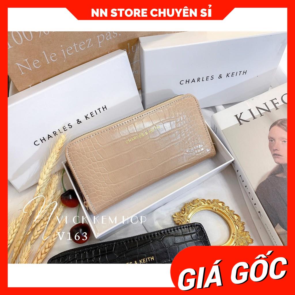 VÍ C&amp;K KÈM HỘP SANG TRỌNG V163 ⚡FREESHIP⚡100% ẢNH THẬT⚡ NN CHUYÊN SỈ - NN STORE