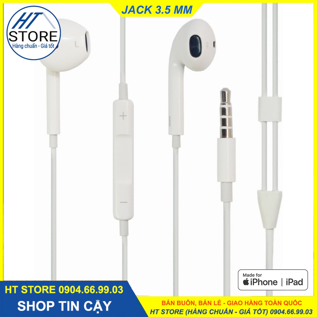 Tai Nghe dành cho IP6s,jack 3.5mm,tương thích với các dòng IP5/6/6s,tablet táo