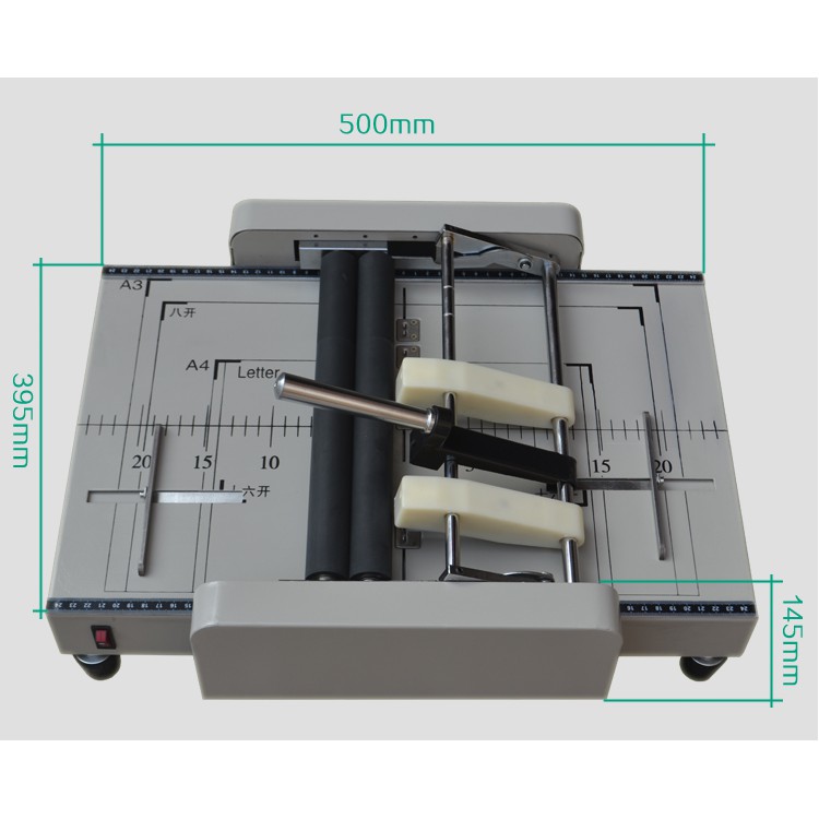 Máy bấm kim đôi và gấp đôi giấy tự động khổ A3