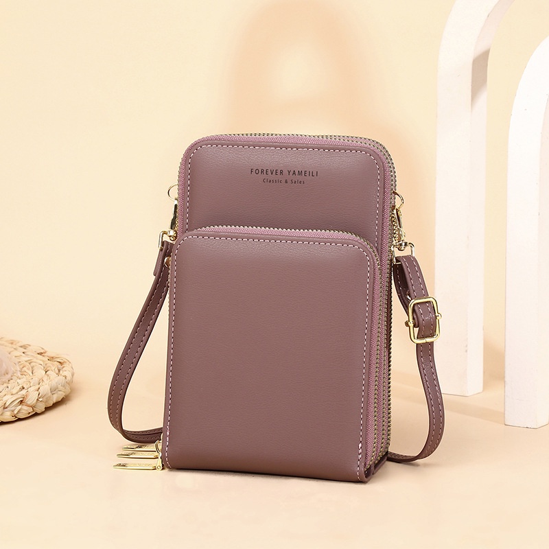 Túi đeo vai IELGY sức chứa lớn màu trơn đa năng thời trang cho nữ