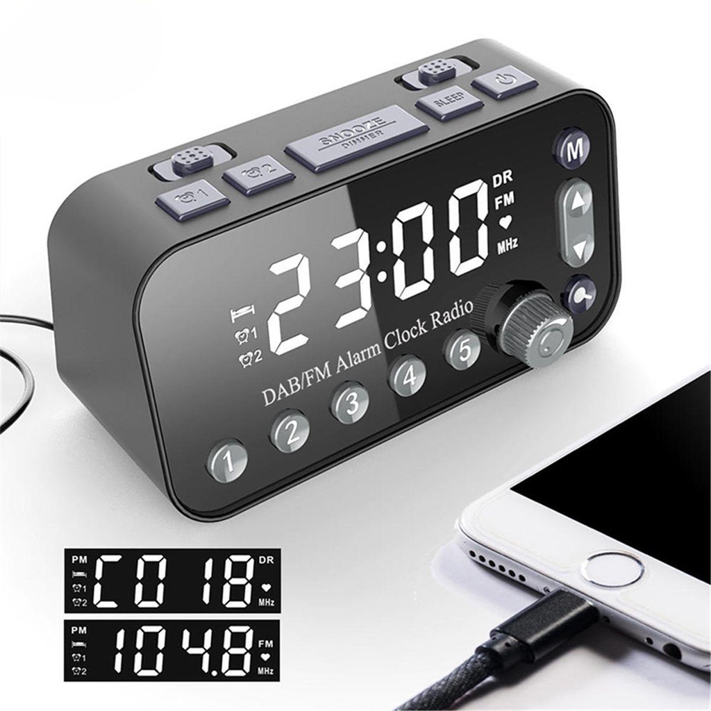 Đồng Hồ Báo Thức Kỹ Thuật Số LED Cỡ Lớn