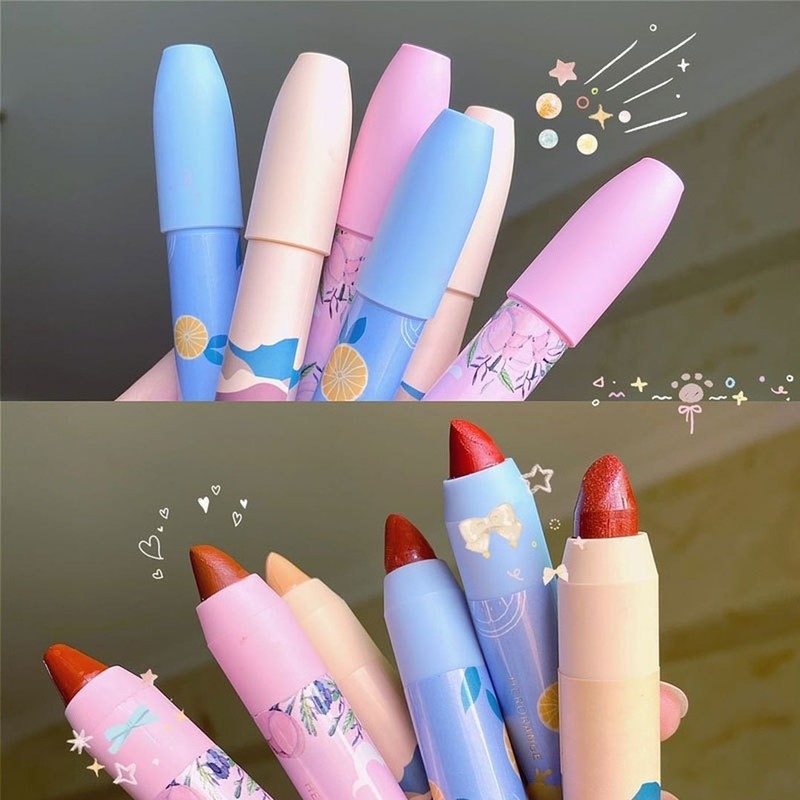 (Hàng Mới Về) Son Môi Trang Điểm Màu Mượt Lâu Trôi Chống Nước Không Phai Tiện Dụng | BigBuy360 - bigbuy360.vn