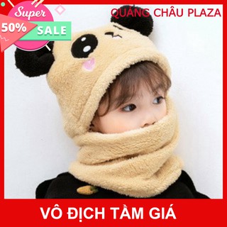 [ siêu ấm ] Mũ len bông con nhỏ gấu Panda