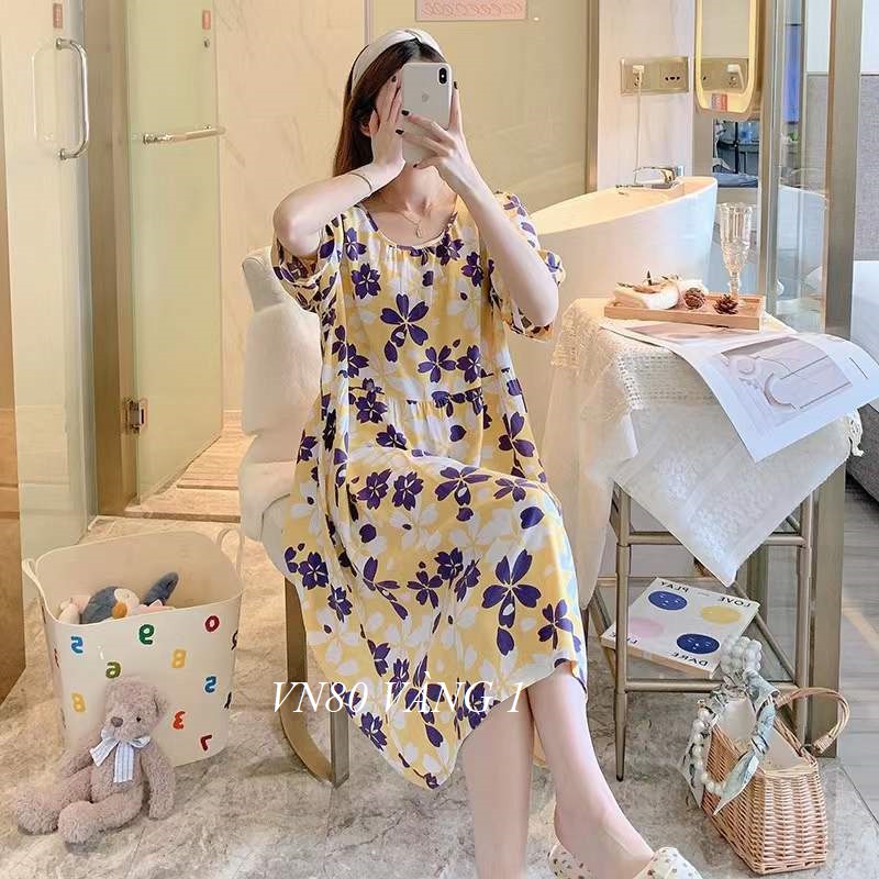 VÁY LANH SĂN Hàng Giao Luôn MẶC NHÀ ĐẦM MẶC NHÀ VN80