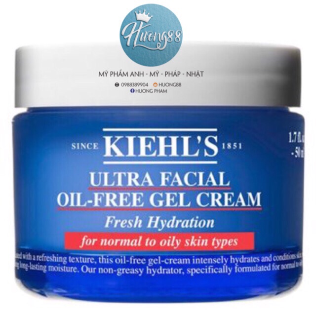 Kem dưỡng cho da dầu Kiehl's ultra oil free 50/125ml