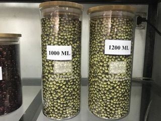 Lọ Thủy Tinh Nắp Gỗ Tre 1200ml
