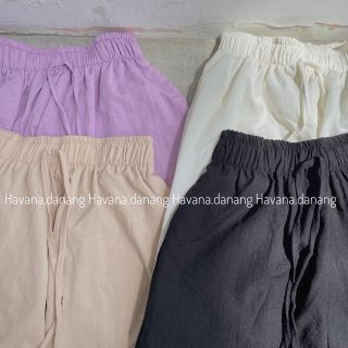 Quần đùi vải đũi