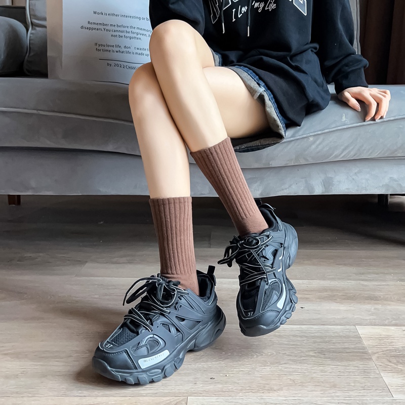 Đôi vớ WAFNHA D491 bằng cotton thoáng khí nhiều màu xinh xắn