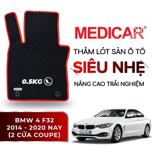 MEDICAR - Thảm Lót Sàn ô tô BMW 4 F32 (2014 - 2020) nay (2 cửa coupe)