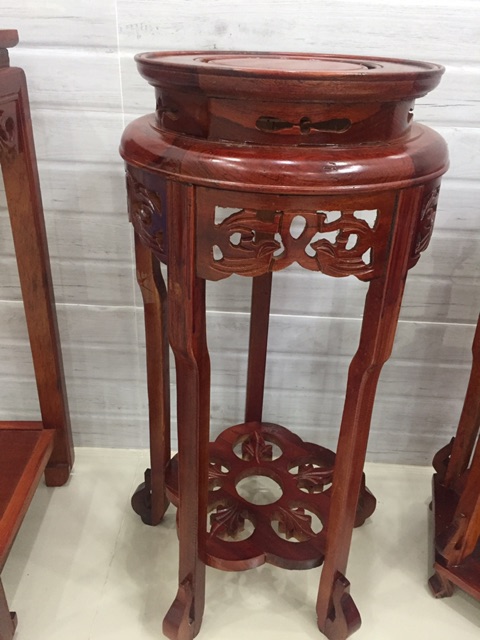 Ghế đôn tròn mặt gỗ, chiều cao nhiều kích cỡ, mặt ghế 29cm, chân có đế, thích hợp kê vật dụng trang trí trong nhà