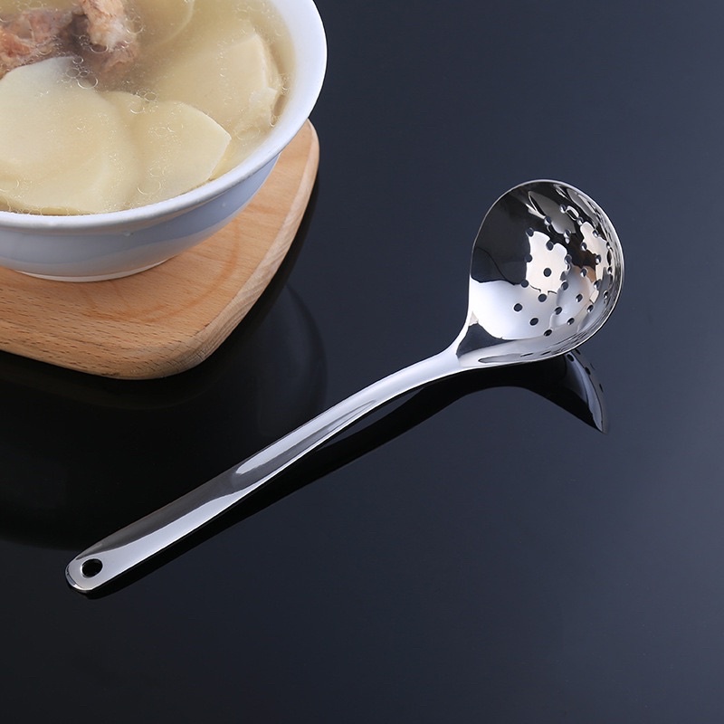 Muôi múc canh inox 304 cao cấp sáng bóng 23.8cm x 7cm - Trúc Nhiên Boutique