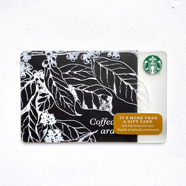 Bộ thẻ bài Starbucks 2014 màu đen