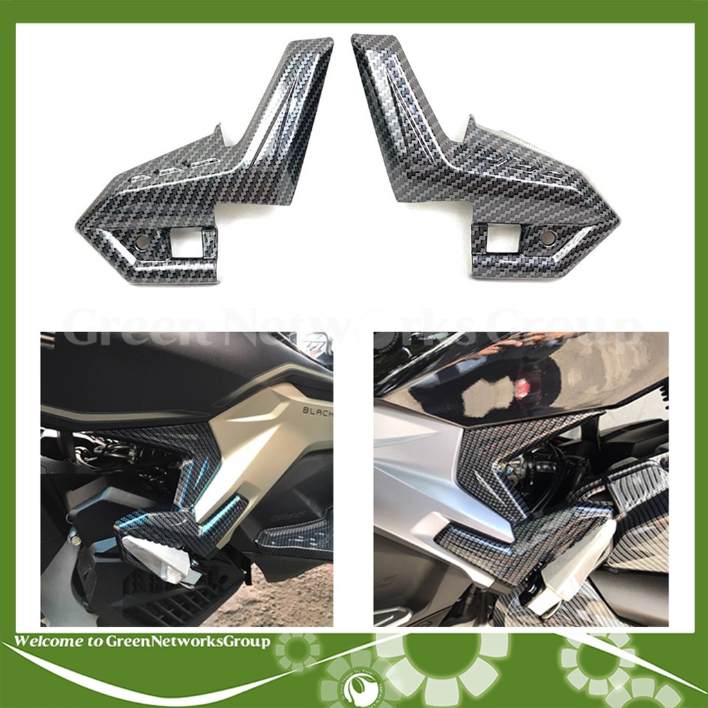 Ốp gác chân sau Carbon xe Air blade 2020 Greennetworks