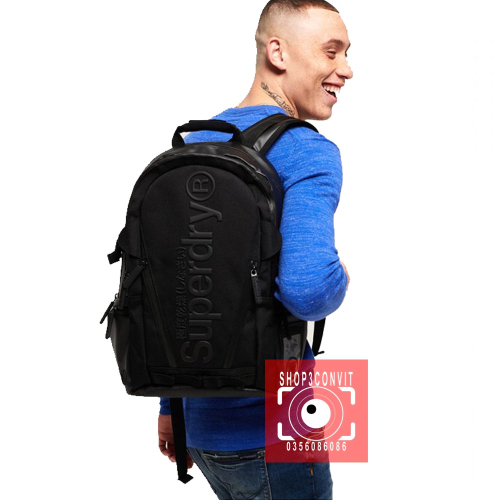 Balo laptop chống nước Superdry Buff Tarp