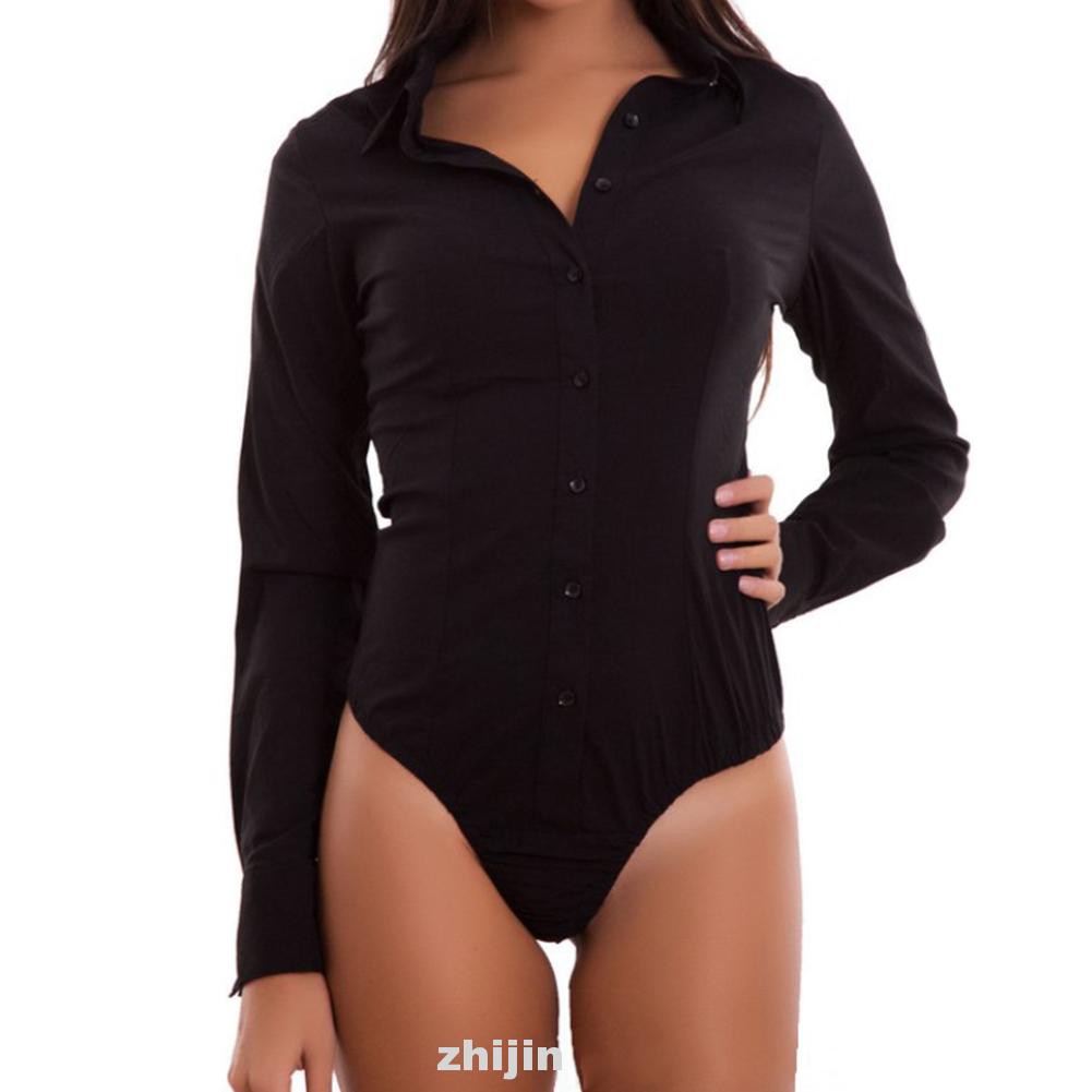 Bodysuit Tay Dài Màu Trơn | BigBuy360 - bigbuy360.vn