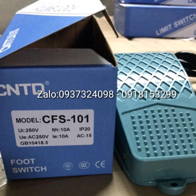 Công tắc bàn đạp 10A-250vac cfs-101 cntd