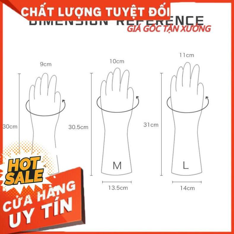 Găng tay cao su làm bếp rửa bát giặt đồ lau dọn nhà cửa